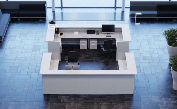 BAGUETTE - bancone reception per ufficio - immagine 4